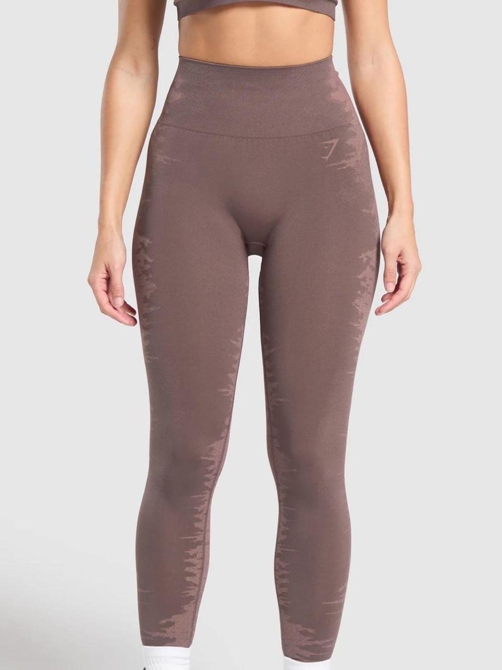 Gymshark Seamless High-Waist Leggings - Taupe Brown